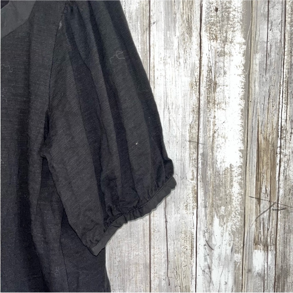THML Black Puff Sleeve Blouse - Picture 2 of 4